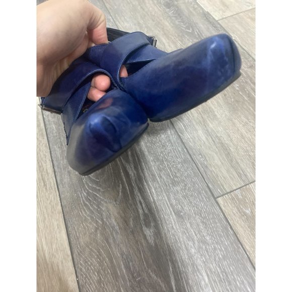 Everybody by BZ Moda Blue Mary Jane Pointed Toe Shoes 36.5 - Picture 6 of 8